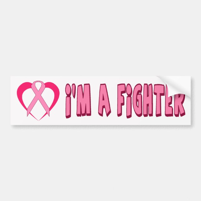 I'M A FIGHTER BUMPER STICKER (Front)