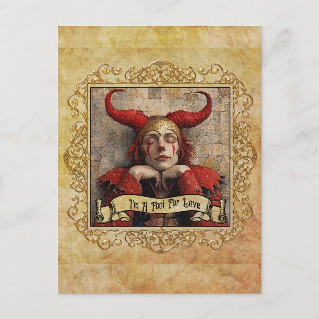 I'm A Fool For Love! Postcard (Front)