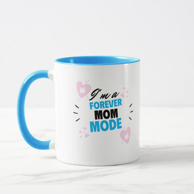 I'M A Forever Mum Mode Adoptive Mum T-shirt Mug (Left)