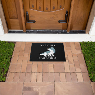 I'm A Furry Deal With It Cute Furry Fandom Fursuit Doormat
