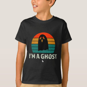 I'm A Ghost Funny Sayings Vintage Halloween  Costu T-Shirt