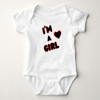 I'm a Girl Baby Bodysuit – Adorable & Comfortable