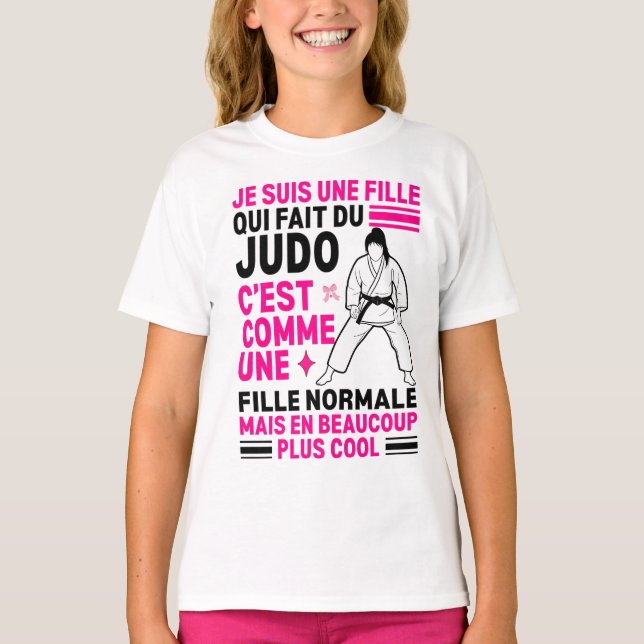 I'm a girl who does judo T-Shirt (Front)