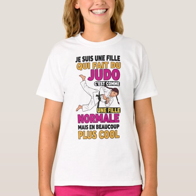 I'm a girl who does judo T-Shirt (Front)