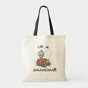 I'm a Grandma-Grandma and Baby Tote Bag