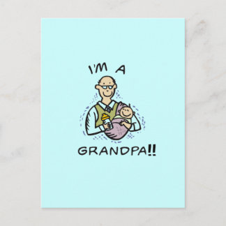 I'm a Grandpa T shirts and Gifts Postcard