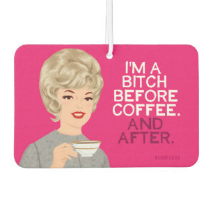 I'm a grouch without coffee!  car air freshener