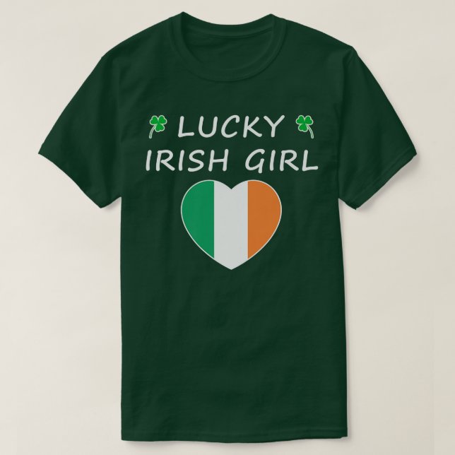 I'm a happy Irish girl Holiday Ireland  T-Shirt (Design Front)