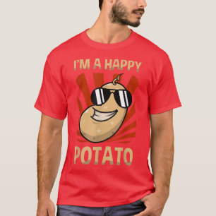 Im A Happy Potato Vegetarian Tater Tot Fries Spud T-Shirt