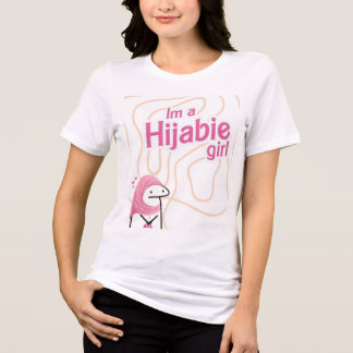 I'm a Hijabie Girl Cute T-Shirt | Modest Muslim Gi Tri-Blend Shirt