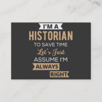 I'm A Historian To Save Time Let's Just Assume