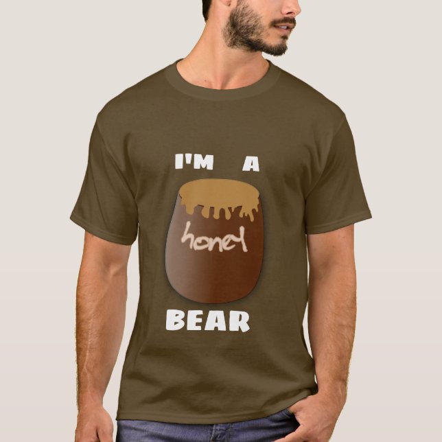 I'M A  HONEY BEAR-DARK TEE (Front)