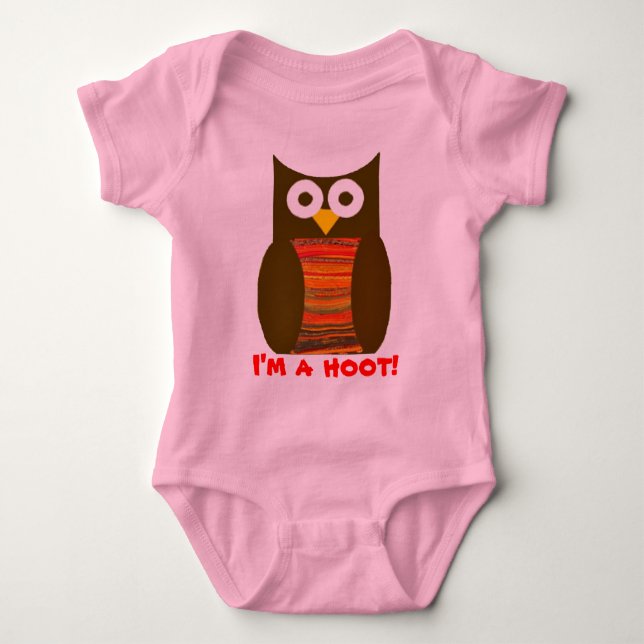 I'M A HOOT! BABY BODYSUIT (Front)