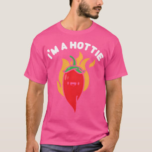 I'M A Hottie Funny Red Pepper Cute Spicy Chilli Pe T-Shirt