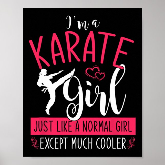 Im A Karate Girl Karate  Poster (Front)