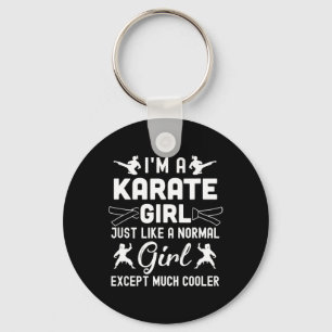 I'm A Karate Girls Design Art For Women Karate Bla Key Ring