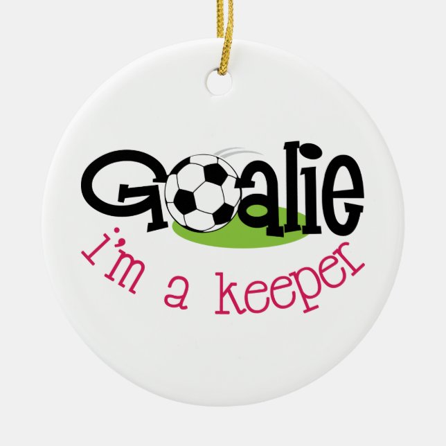 Im A Keeper Ceramic Tree Decoration (Front)