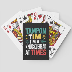 I'm A Knucklehead At Times Tim Walz Debate 2024  Playing Cards