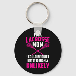 I'm A Lacrosse Mum Funny Mothers Day Goalie  Key Ring