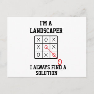 Im A Landscaper I Always Find A Solution  Postcard