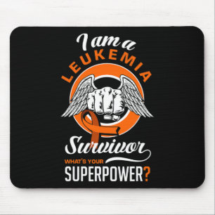 I'm A Leukaemia Suvivor Leukaemia Awareness Leukae Mouse Pad