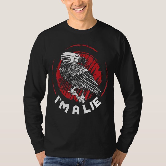 I'm A Lie Birds Are Fake  Joke Birds Are Spying T-Shirt (Front)