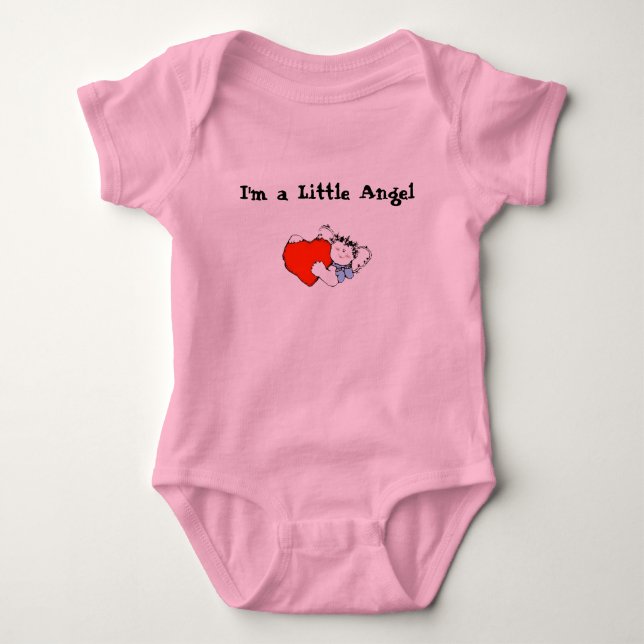 I'm a Little Angel Baby Bodysuit (Front)