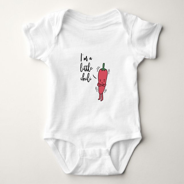 I'm a little chilli baby bodysuit (Front)