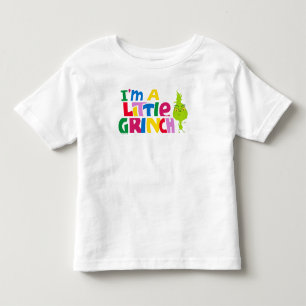 I'm a Little Grinch Colourful Graphic Toddler T-Shirt