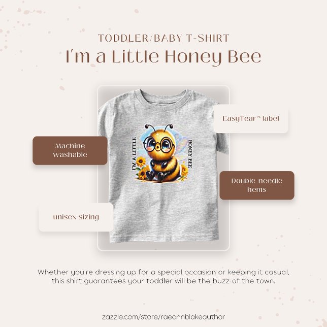 I'm a Little Honey Bee Toddler/Baby T-Shirt (Creator Uploaded)