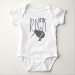 I'm a little kiwi with cute New Zealand bird Baby Bodysuit<br><div class="desc">I'm a little kiwi with cute New Zealand bird</div>