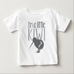 I'm a little kiwi with cute New Zealand bird Baby T-Shirt<br><div class="desc">I'm a little kiwi with cute New Zealand bird</div>