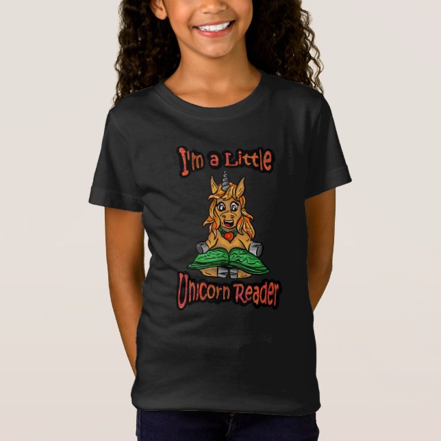 I'm A Little - Unicorn Reader Colour Tee (Front)