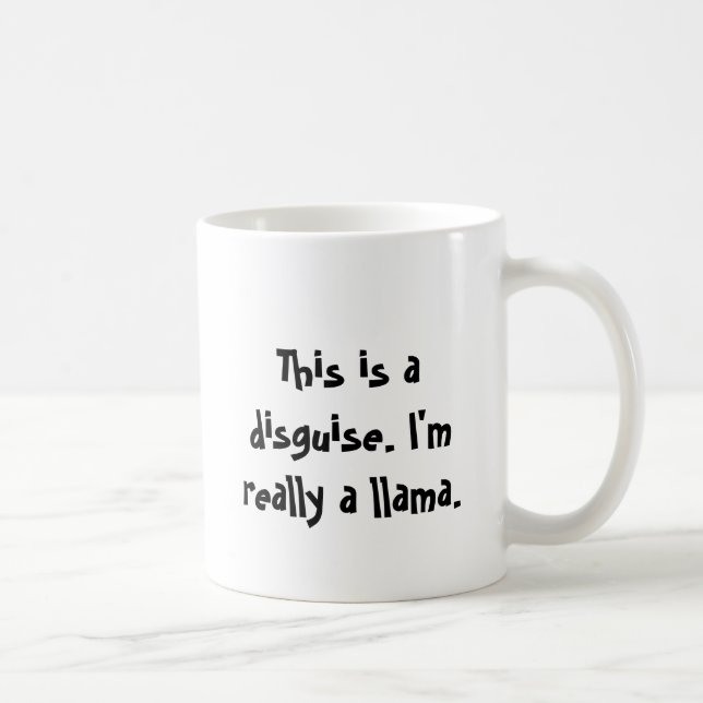 I'm a llama coffee mug (Right)