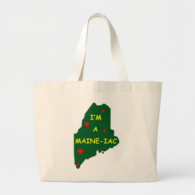 I'M A MAINE IAC LARGE TOTE BAG (Front)