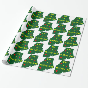 I'M A MAINE IAC WRAPPING PAPER