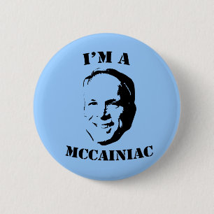 I'm a McCainiac Button