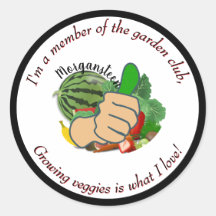 Im a member of the garden club I love veggies