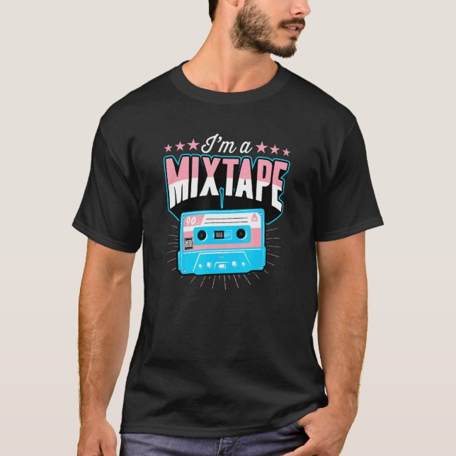 I'm A Mixtape Transgender Pride Retro 80s 90s Cass T-Shirt (Front)