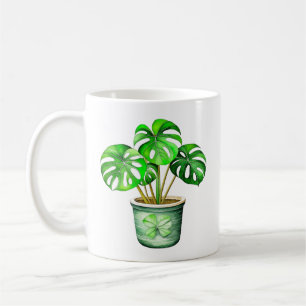 I'm a Monstera without My Coffee Funny Plant Pun Coffee Mug