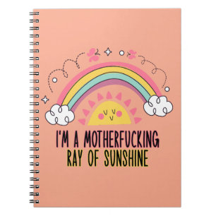 I'm A Motherf*cking Ray of Sunshine Bath Towel Set Notebook
