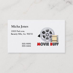I'm A Movie Buff Business Card