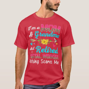 Im A Mum A Grandma And A Retired Postal Worker Flo T-Shirt