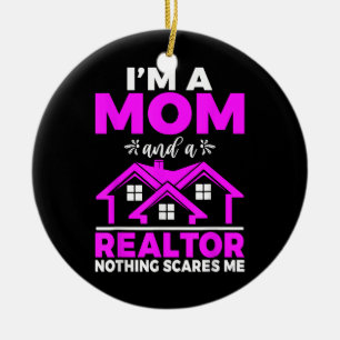 Im a Mum and a Realtor nothing scares me Realtor M Ceramic Tree Decoration