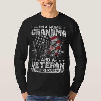 I'm A Mum Grandma And Veteran Mother's Day T-Shirt