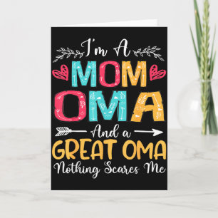 I'm a mum oma great oma happy mother's day 2025  card