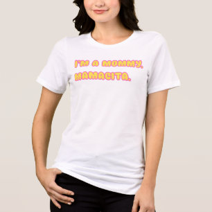 I'm a Mummy Mamacita Funny Huda Love Inspired Tri-Blend Shirt