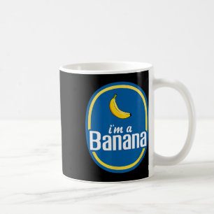 I'm A Nana Costume Halloween Fruit Sticker Yellow Coffee Mug