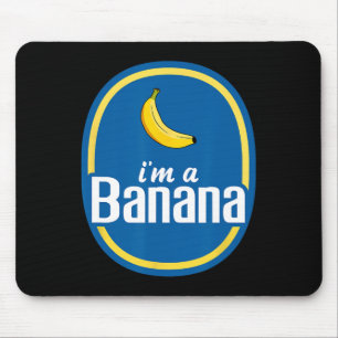 I'm A Nana Costume Halloween Fruit Sticker Yellow  Mouse Pad