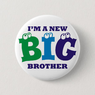I'm a New Big Brother Button Badge